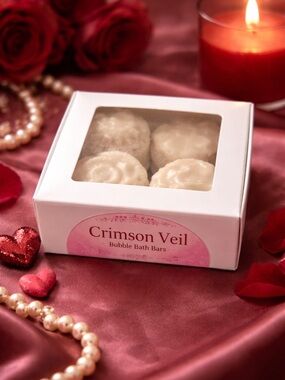 Crimson Veil Bubble Bath Bars